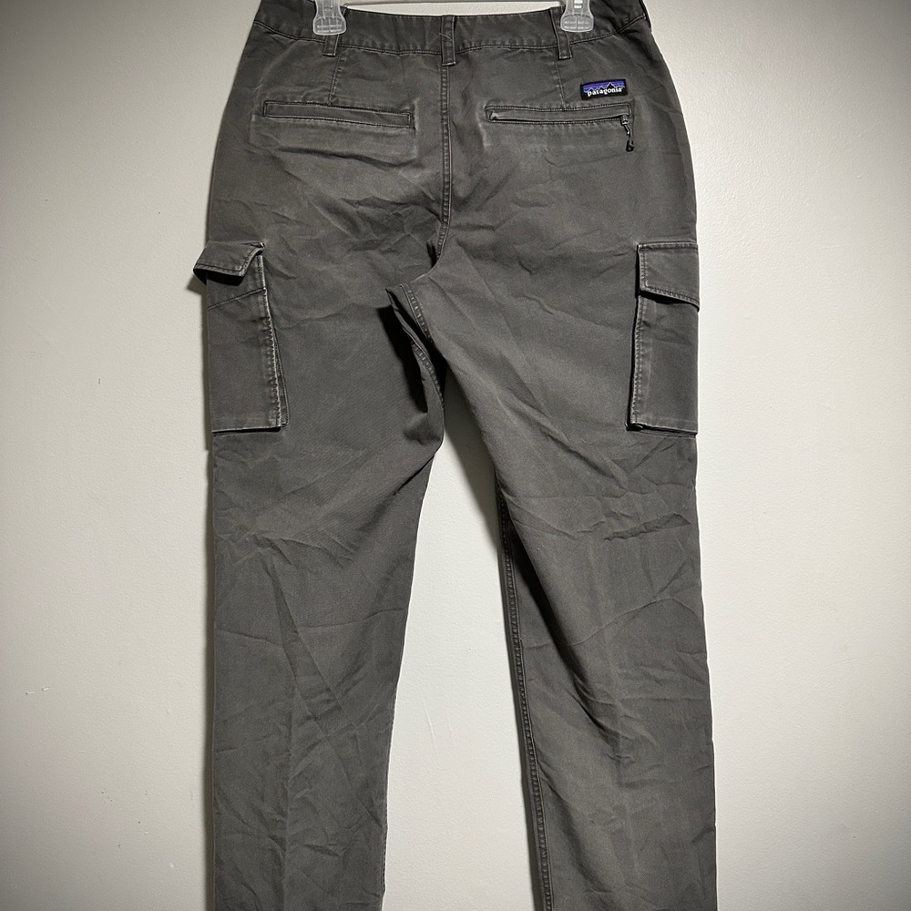 Patagonia Men's Charcoal Gray Cargo Pants with Side Pockets
